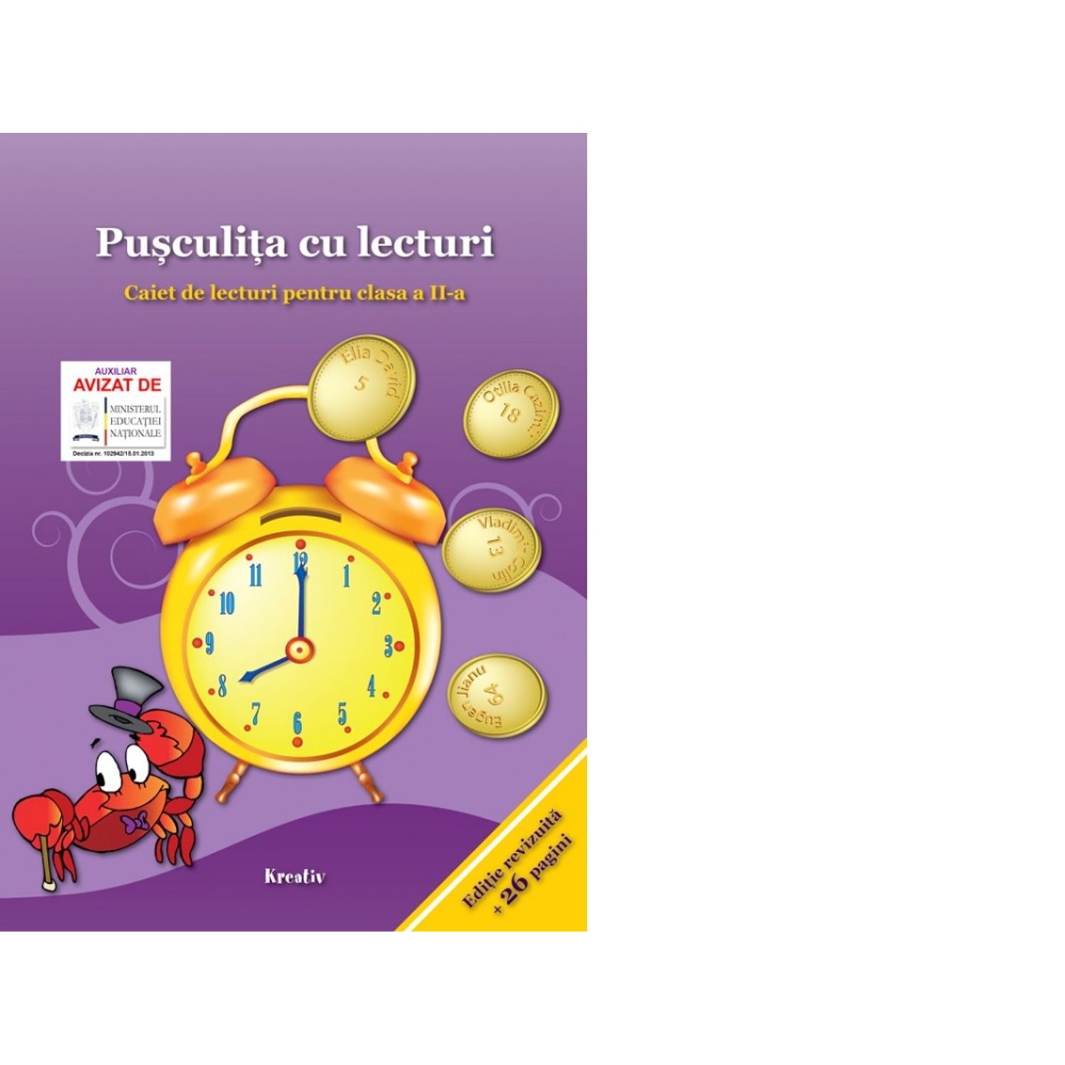 Pusculita cu lecturi. Caiet de lecturi pentru clasa a II-a fotografia produsului
