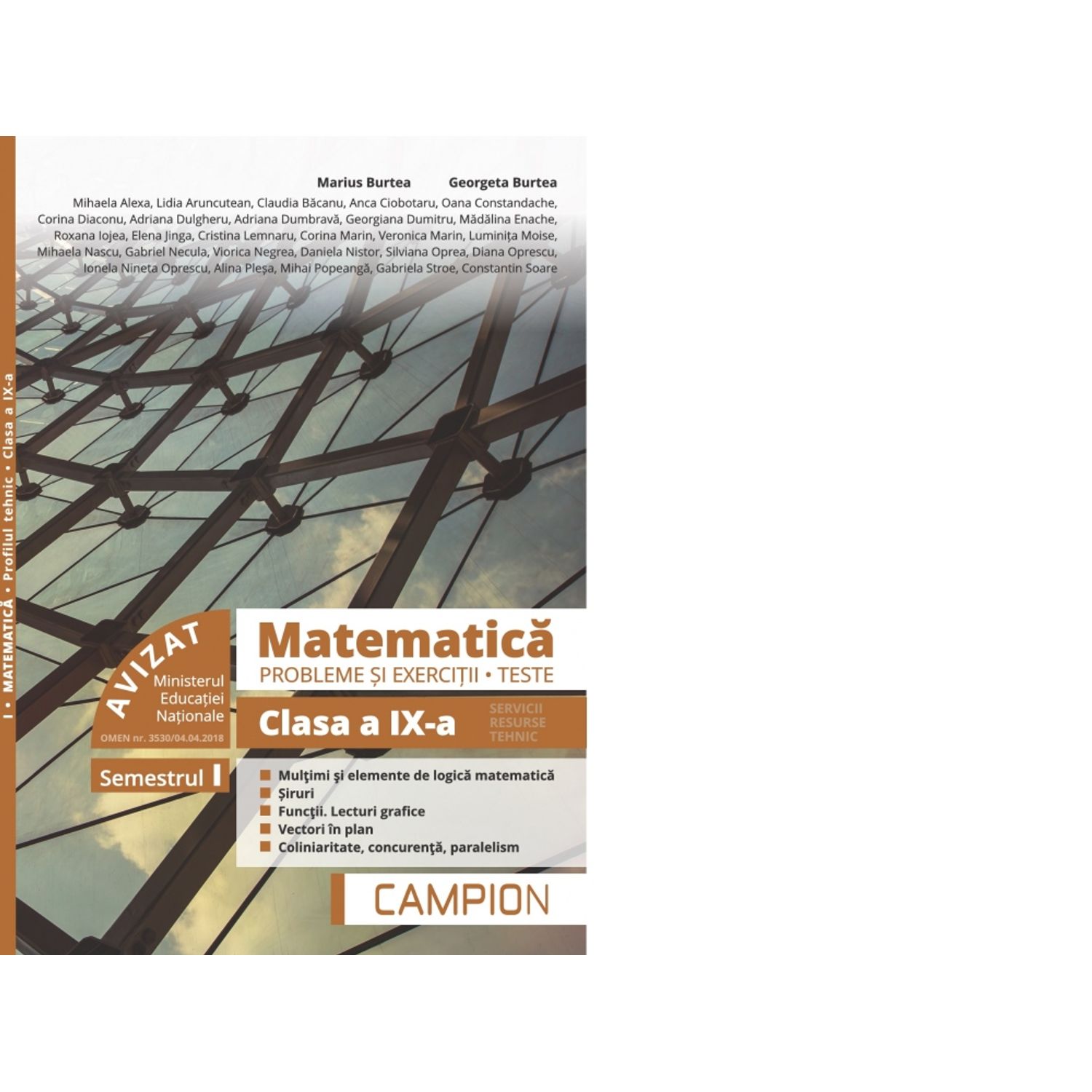 Matematica. Probleme si exercitii. Teste. Clasa a IX-a. Semestrul I. Servicii, resurse, tehnic fotografia produsului