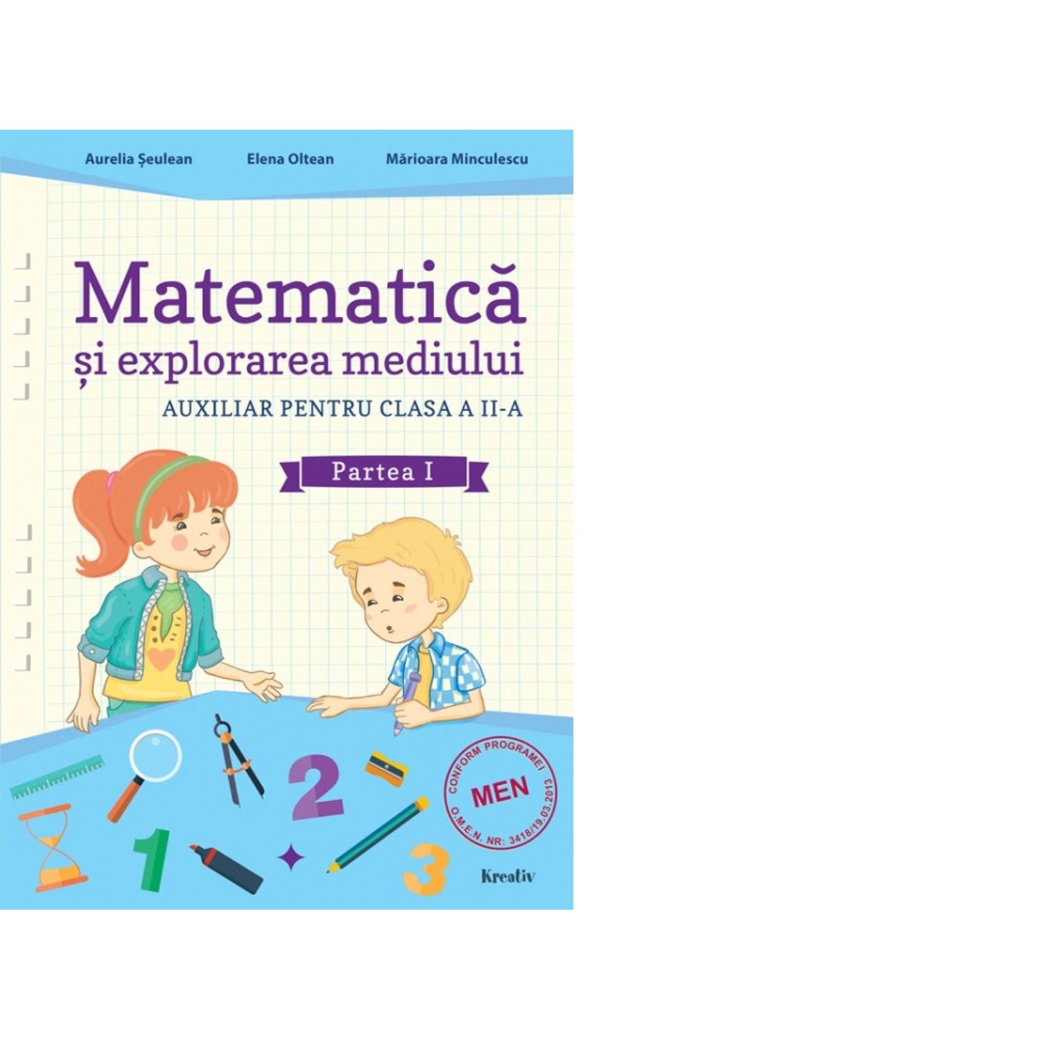 Matematica si explorarea mediului. Auxiliar pentru clasa a II-a, partea I fotografia produsului