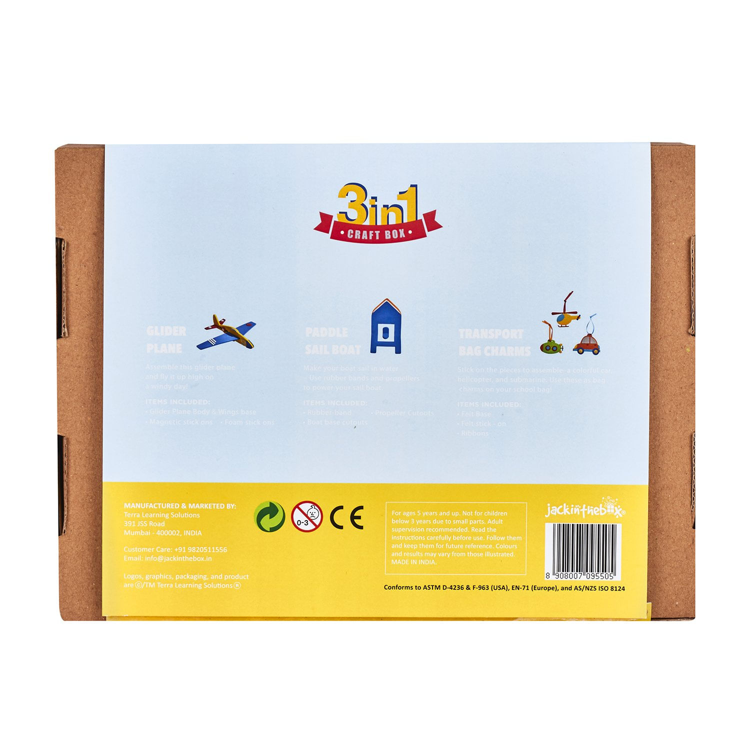 Set creativ 3 in 1 Jack in the box - Diferite vehicule fotografia produsului View 5 L