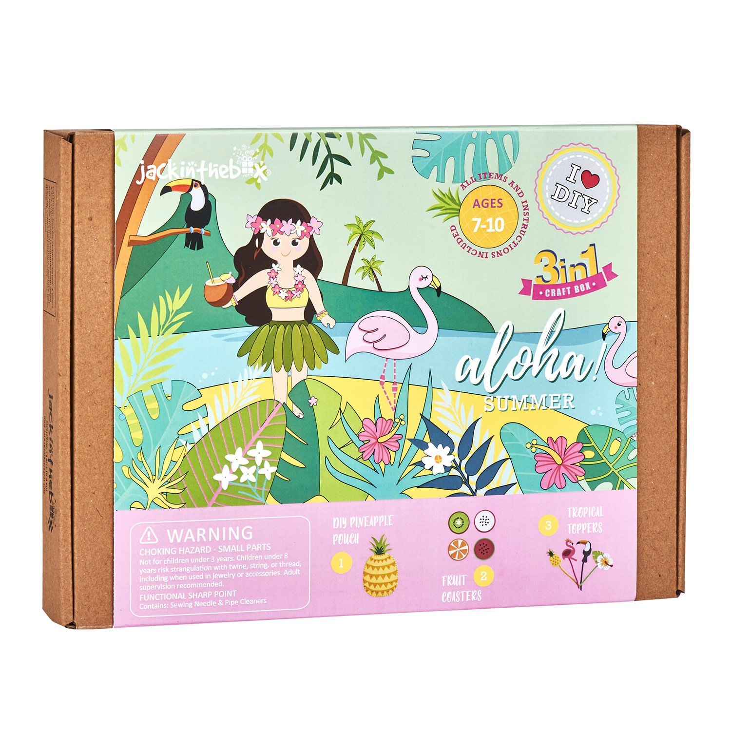 Kit Creatie JackInTheBox 3-in-1 Aloha Vara, 5 ani+ fotografia produsului