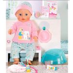 BABY born - Papusa interactiva cu periuta de dinti - 43 cm fotografia produsului
