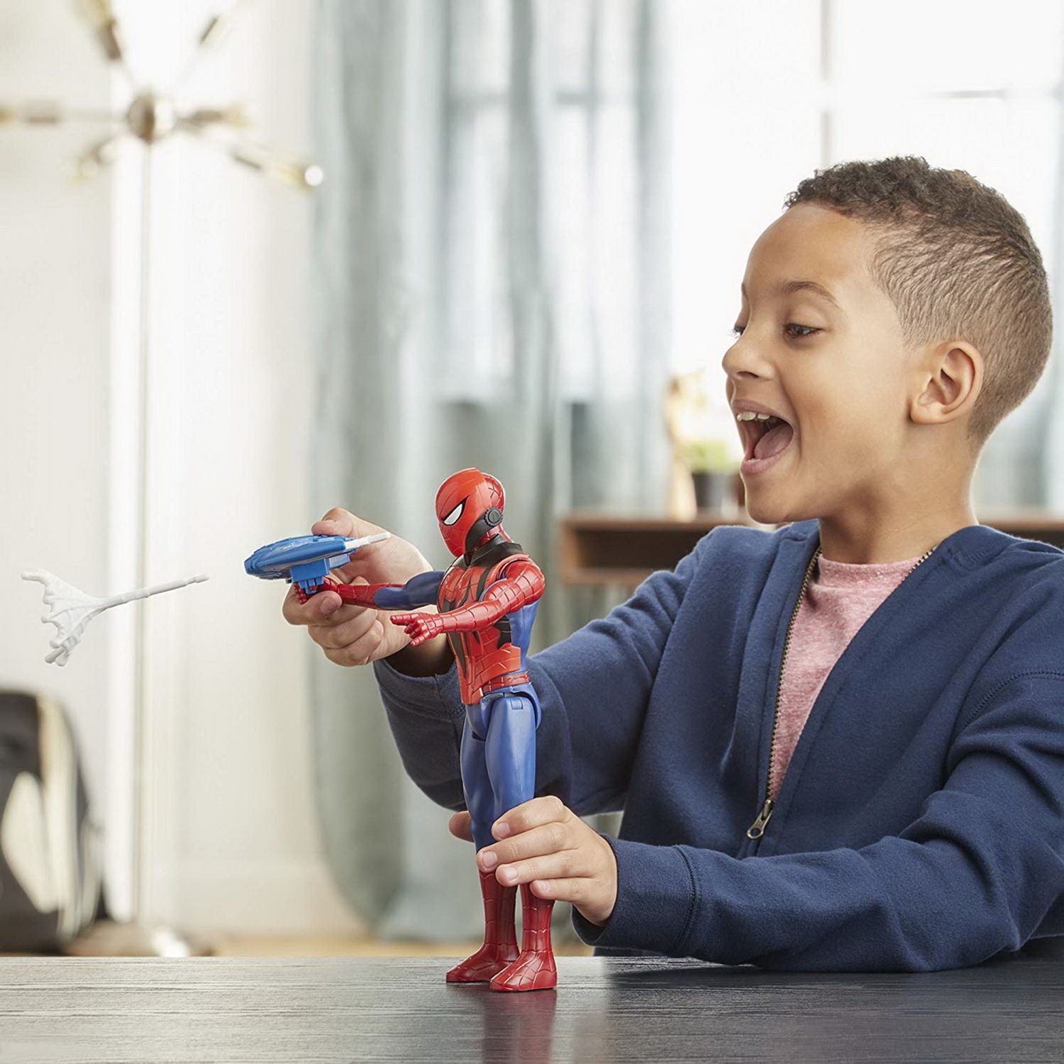 Spider-Man Figurina Cu Echipament Si Lansator fotografia produsului View 7 L