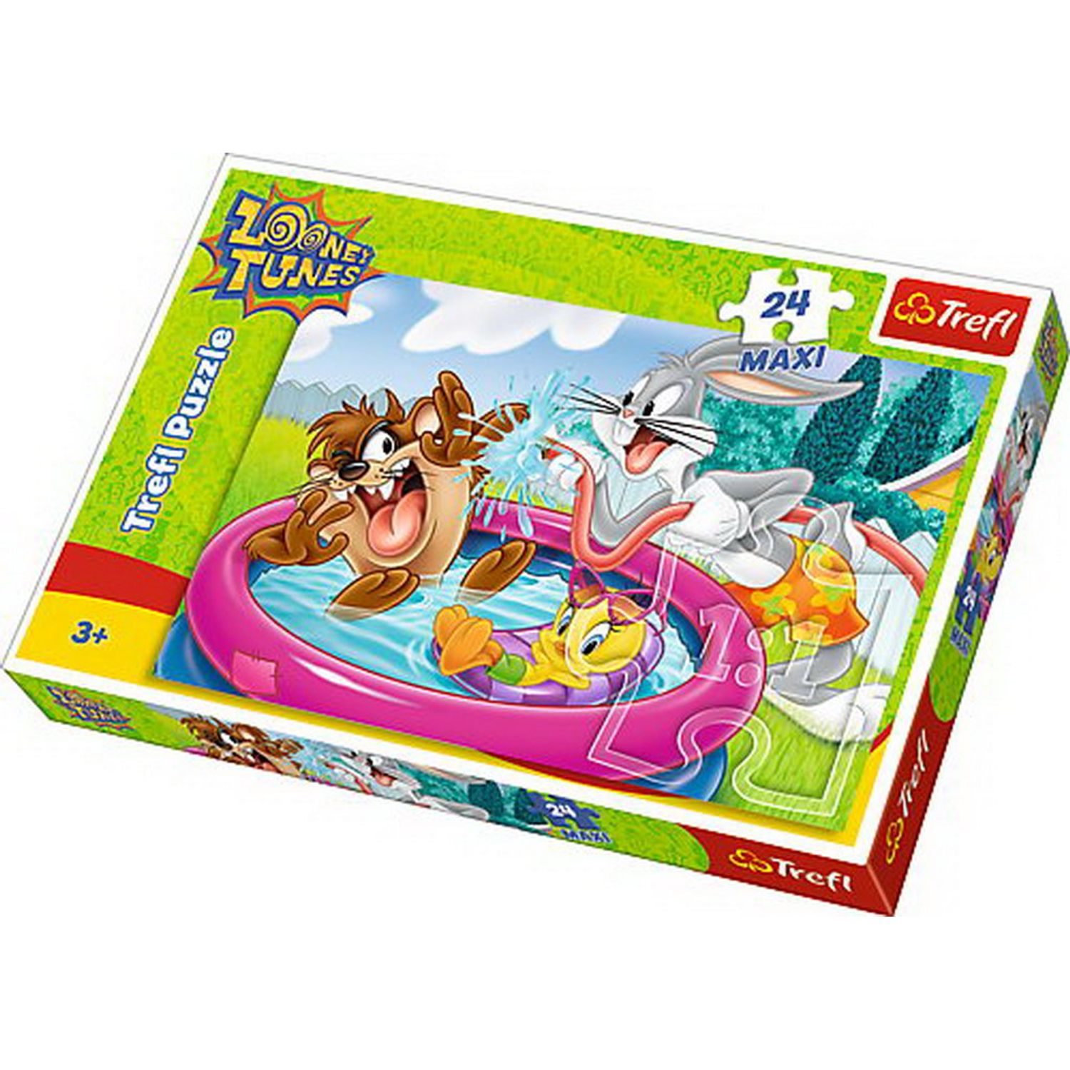 Puzzle Trefl 24 Maxi Distractie In Apa Cu Taz fotografia produsului