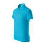 Set 3 tricouri polo de copii, Malfini, Kid Classy, Turcoaz, 110 cm fotografia produsului View 3 S