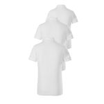 Set 3 tricouri polo de copii, Malfini, Kid Classy, Alb, 122 cm fotografia produsului View 2 S