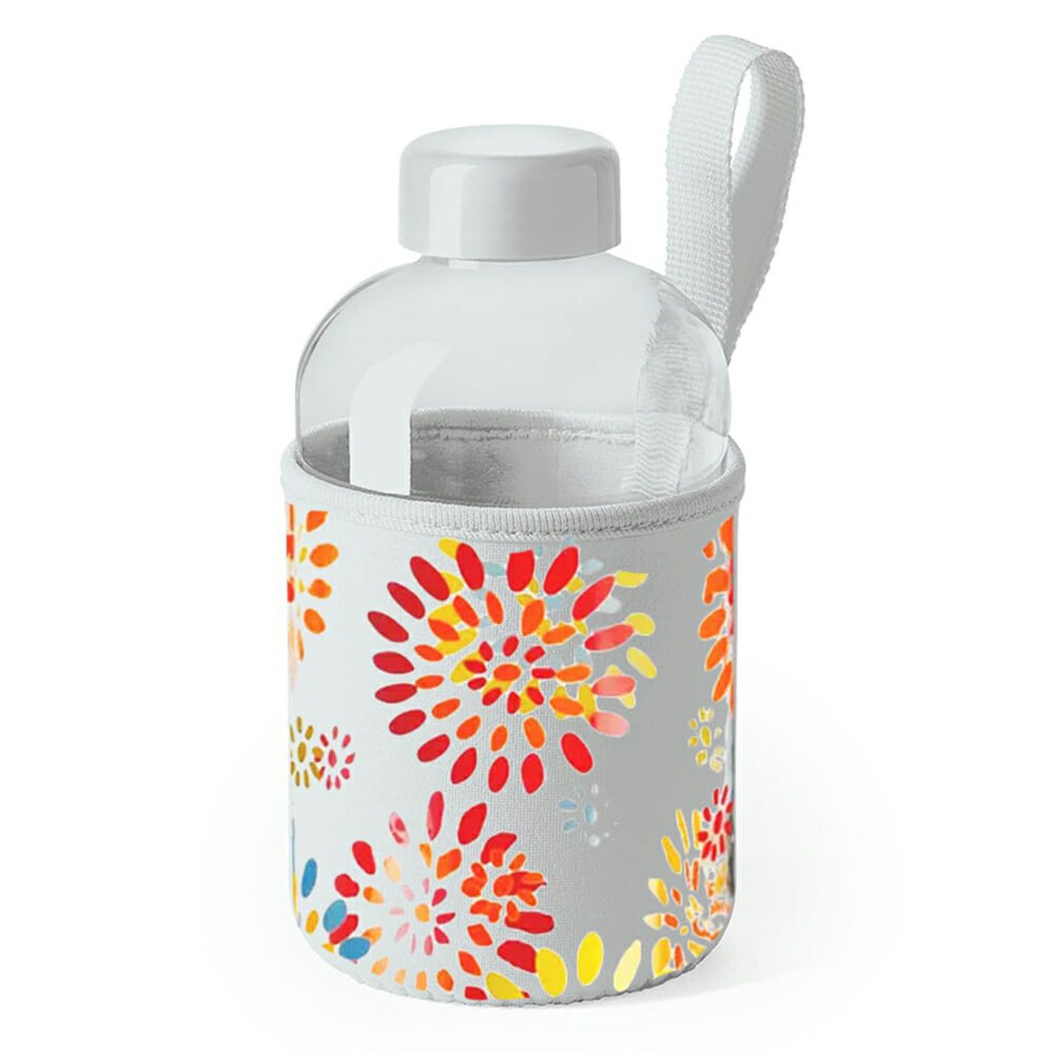 Bidon sticla cu husa sublimabila Kaster, alb, Createur, 620 ml fotografia produsului View 2 L