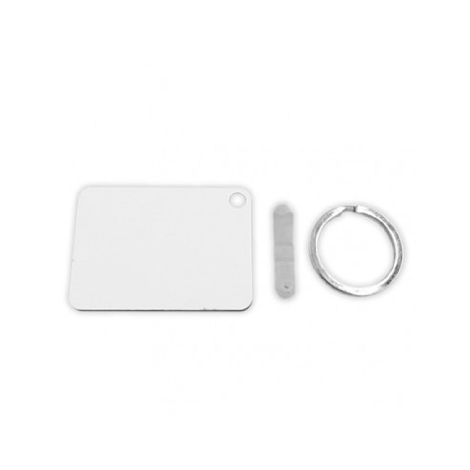 Breloc MDF sublimabil dreptunghi, 4x5 cm, Set 20 buc fotografia produsului View 2 L