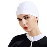 Casca de inot sublimabila unisex, Createur, Alb, One Size fotografia produsului