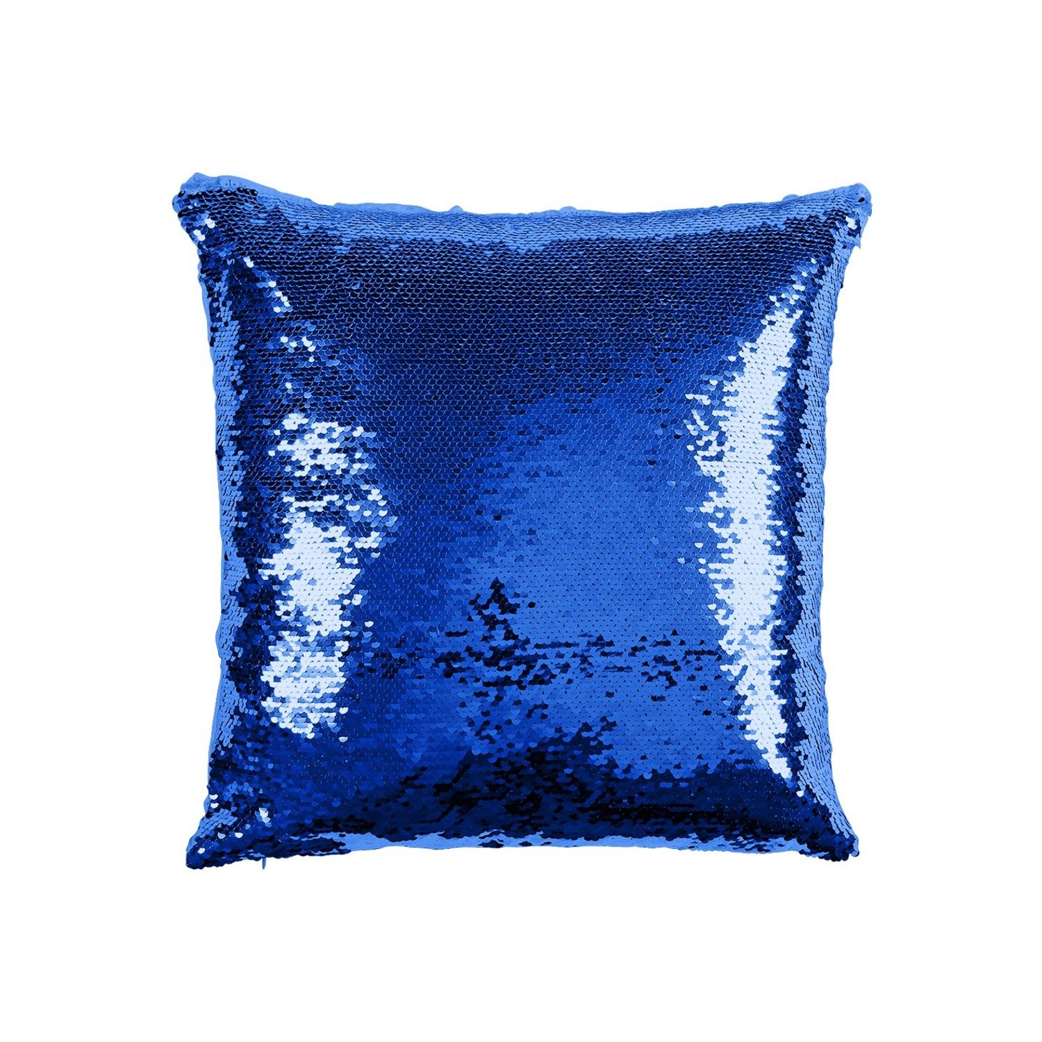 Husa perna cu paiete, sublimabila, albastru, Createur, 40x40 cm fotografia produsului