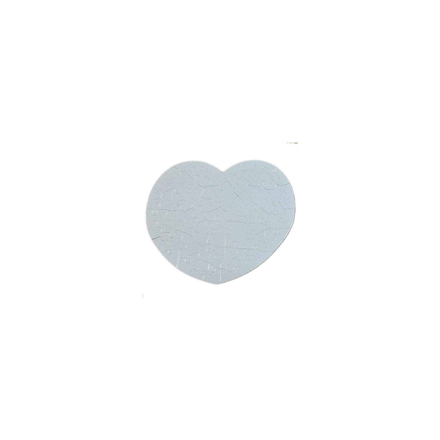 Puzzle sublimabil, forma de inima, Createur, alb, carton, 23.5 x 17.5 cm fotografia produsului