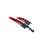 Aripi bicicleta, din plastic, negru/rosu fotografia produsului