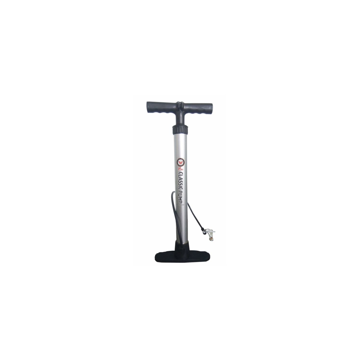 Pompa podea bicicleta cu tub metal si maner de plastic fotografia produsului