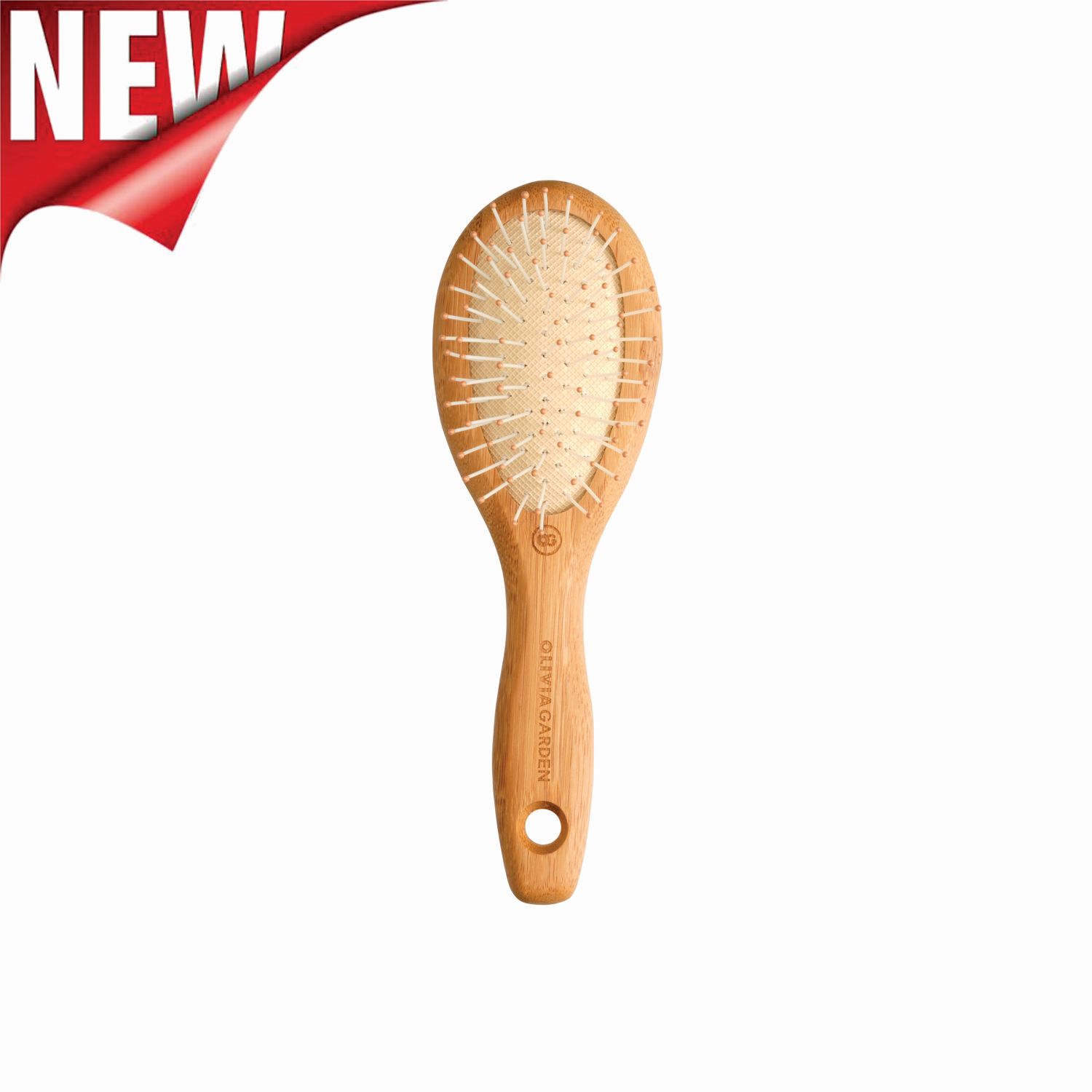 Perie Id1681 Bambus 6812 Detangle Nylon-Xs fotografia produsului