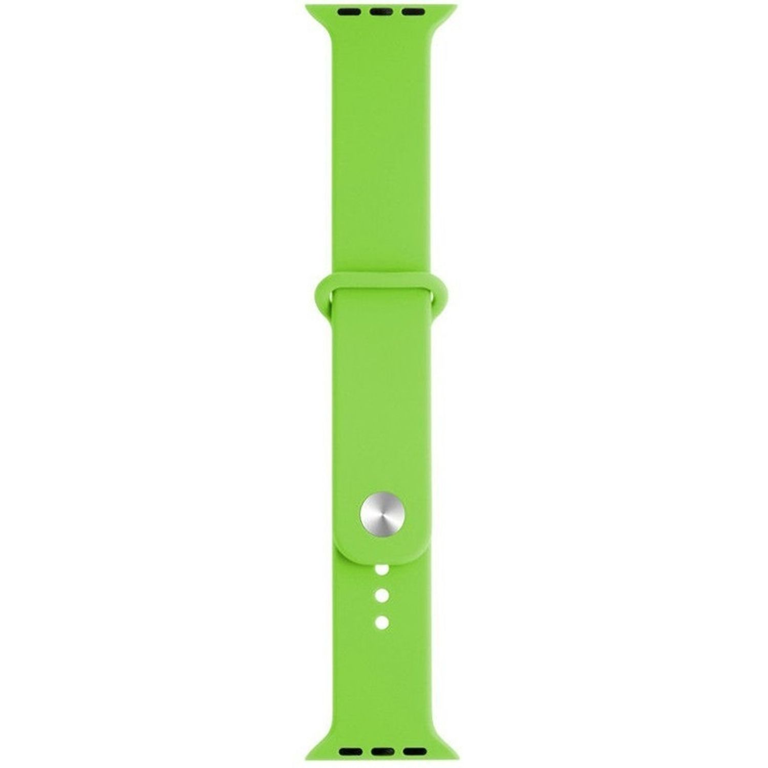 Curea compatibila Apple Watch 1/2/3/4, silicon, 38/40mm Verde fotografia produsului