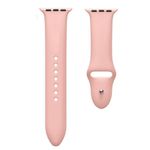 Curea compatibila Apple Watch 1/2/3/4, silicon, 38/40mm Roz Pink fotografia produsului