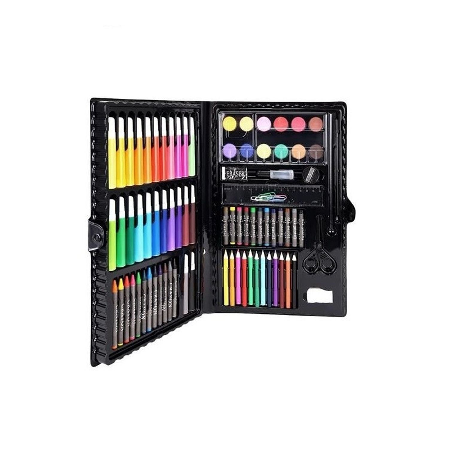 Set 86 elemente pentru pictura si desen, negru fotografia produsului