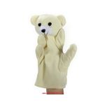 Marioneta de mana model animalut, 22.5 cm Alb fotografia produsului