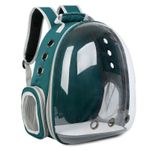 Rucsac transport animale de companie, tip panoramic, Gonga Verde fotografia produsului