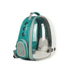 Rucsac transport animale de companie, tip panoramic, Gonga Turcoaz fotografia produsului