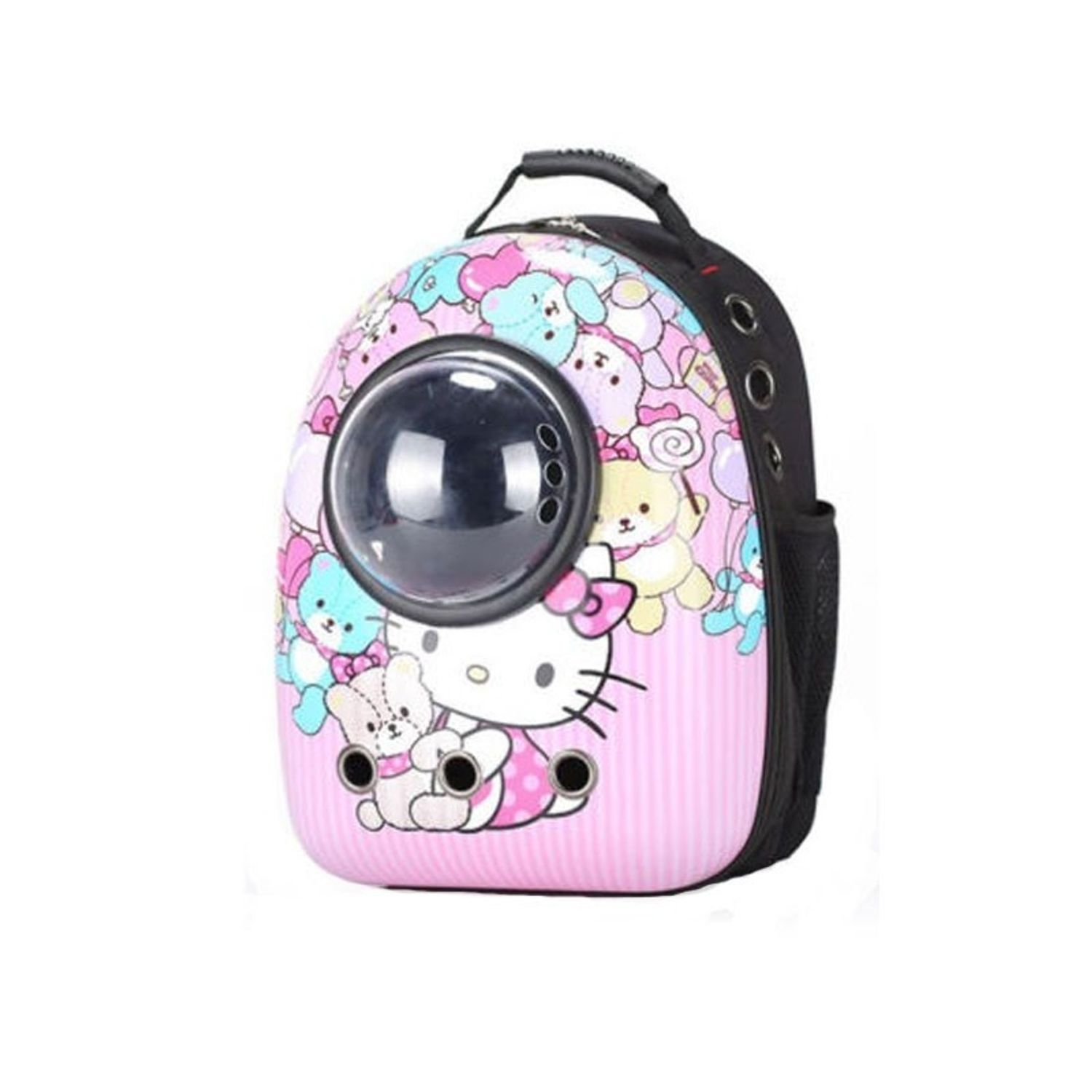Rucsac transport animale de companie, tip capsula, impermeabil Hello Kitty fotografia produsului