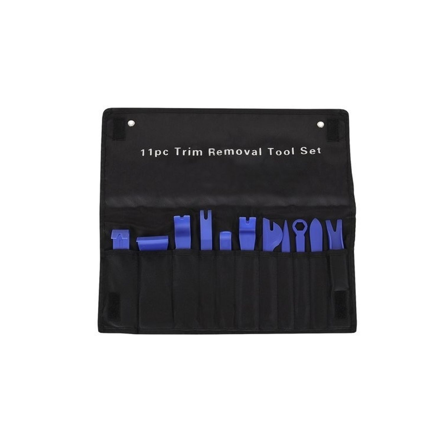 Set 11 piese demontare interior auto, bord, ornamente auto Albastru fotografia produsului