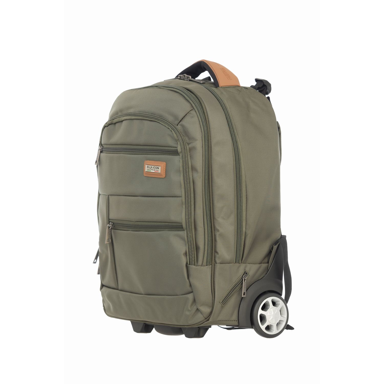 Ella Icon - Rucsac Tip Troler Atena - Verde - 49x35x23 cm fotografia produsului View 3 L