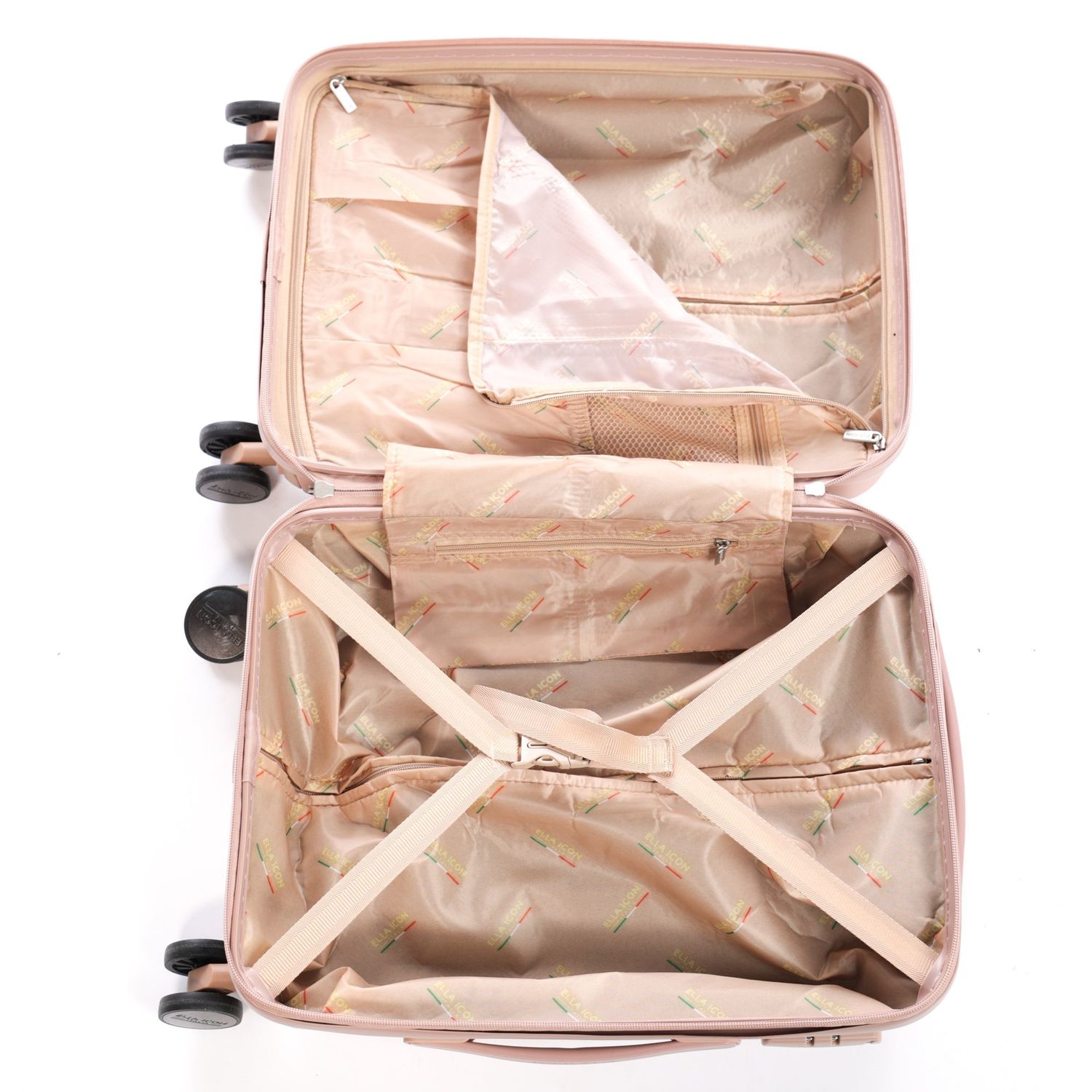 Troler Ella Icon Fly Auriu, 55x39x23 cm fotografia produsului View 6 L