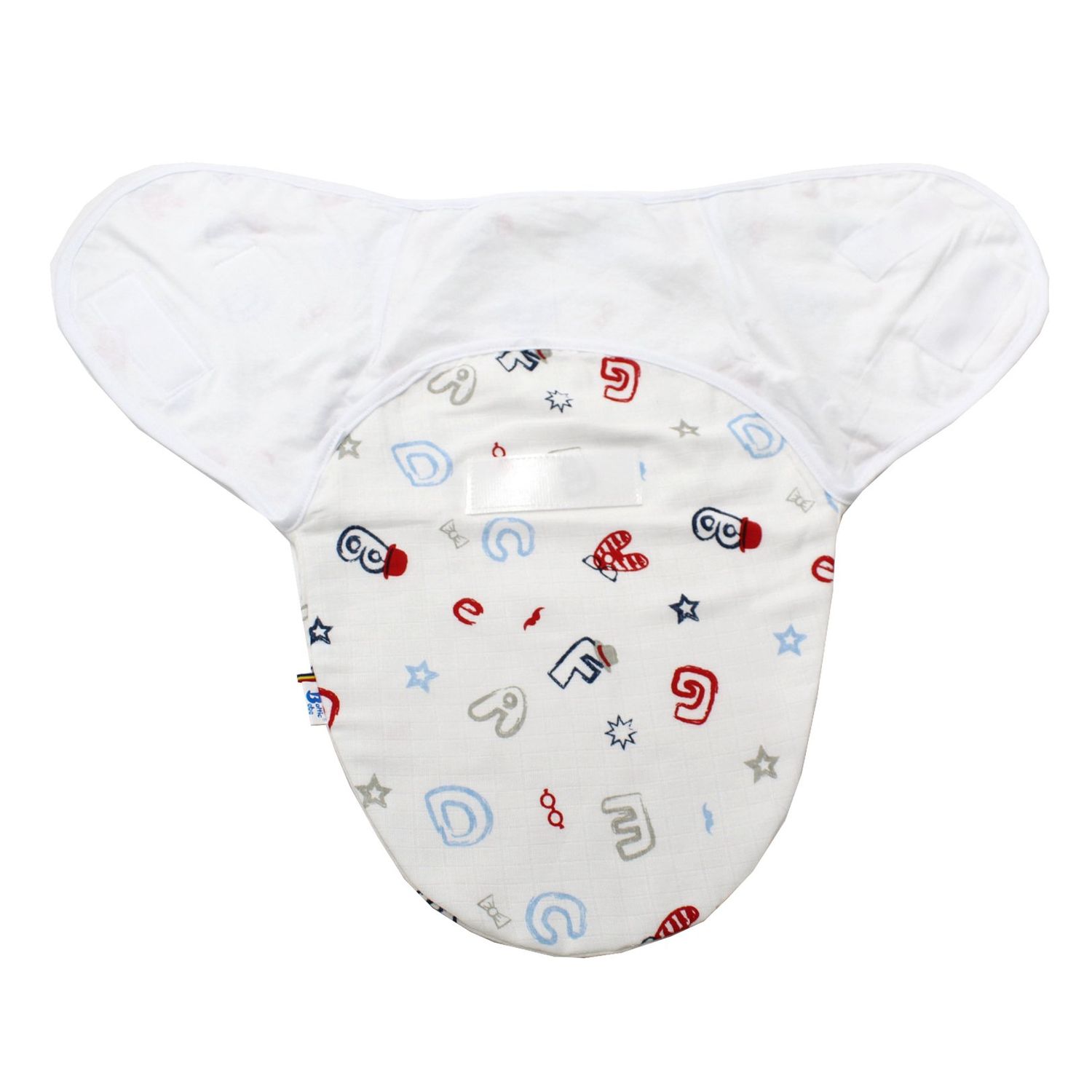 Sistem Infasare Balticbebe Bumbac, Alb/Albastru, Litere - 3-6 luni fotografia produsului View 2 L