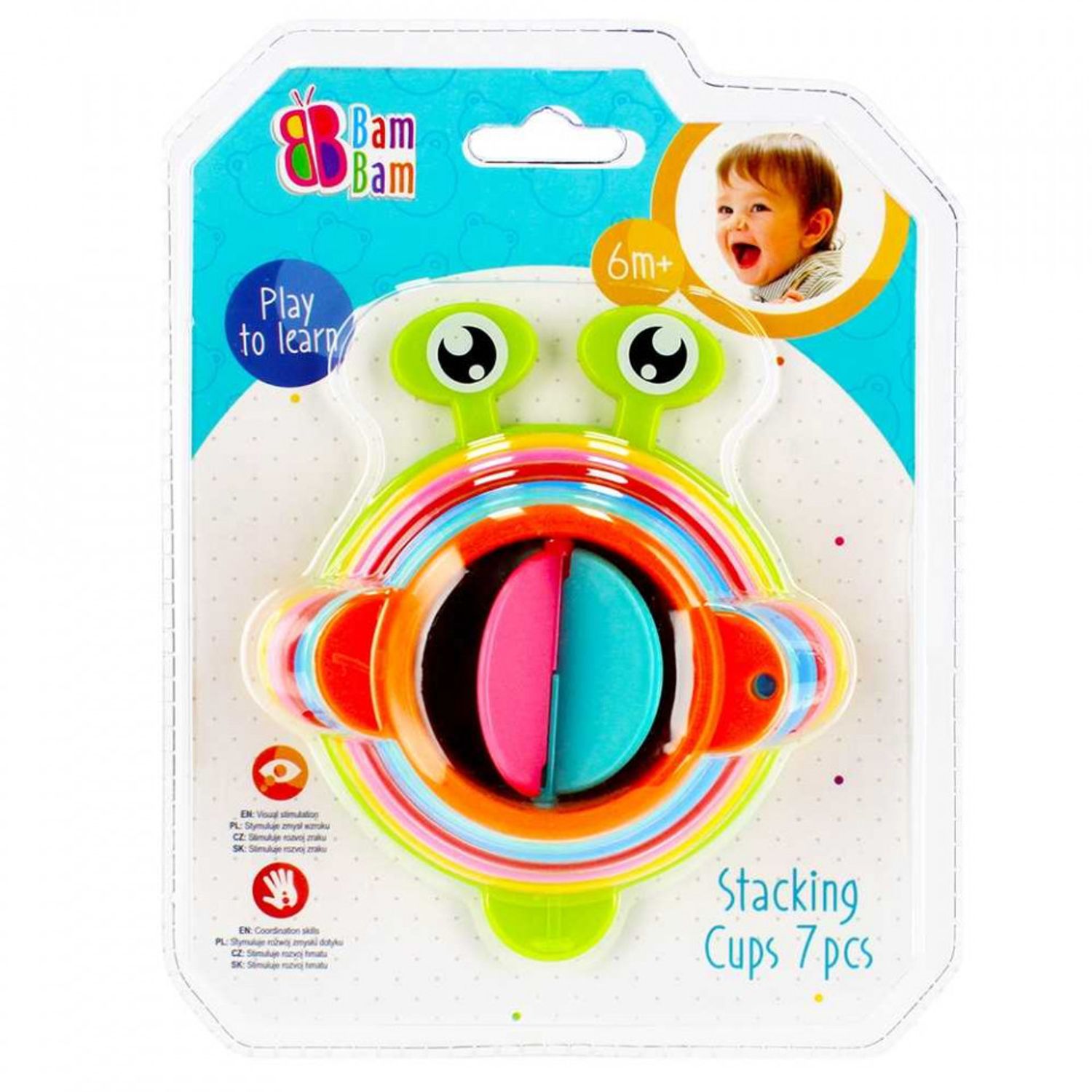 Cupe pentru stivuit, 7 piese/set - BAMBAM fotografia produsului