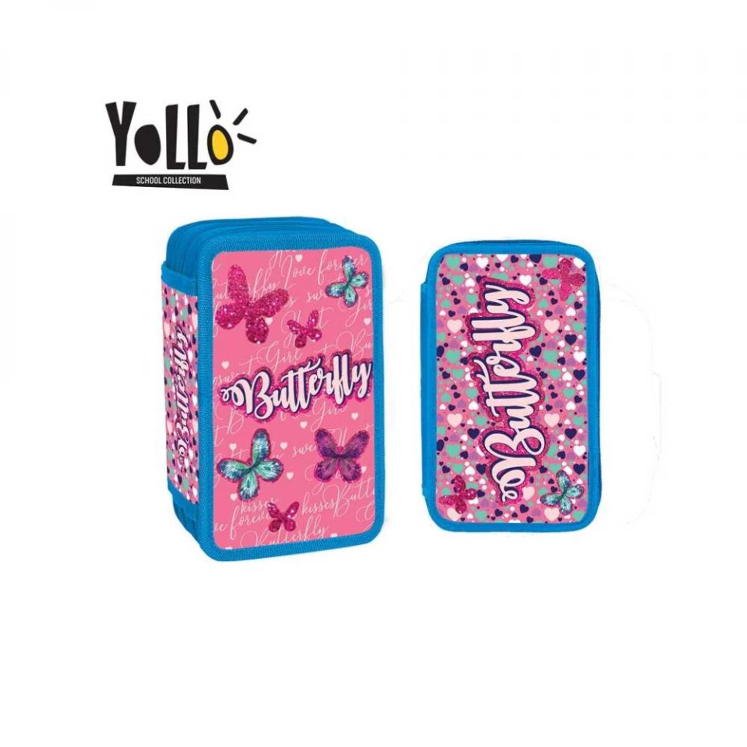 Penar echipat, 3 fermoare, 39 piese, BUTTERFLY - YOLLO fotografia produsului