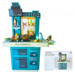 Play set bucatarie, cu lumina si sunet, albastru fotografia produsului