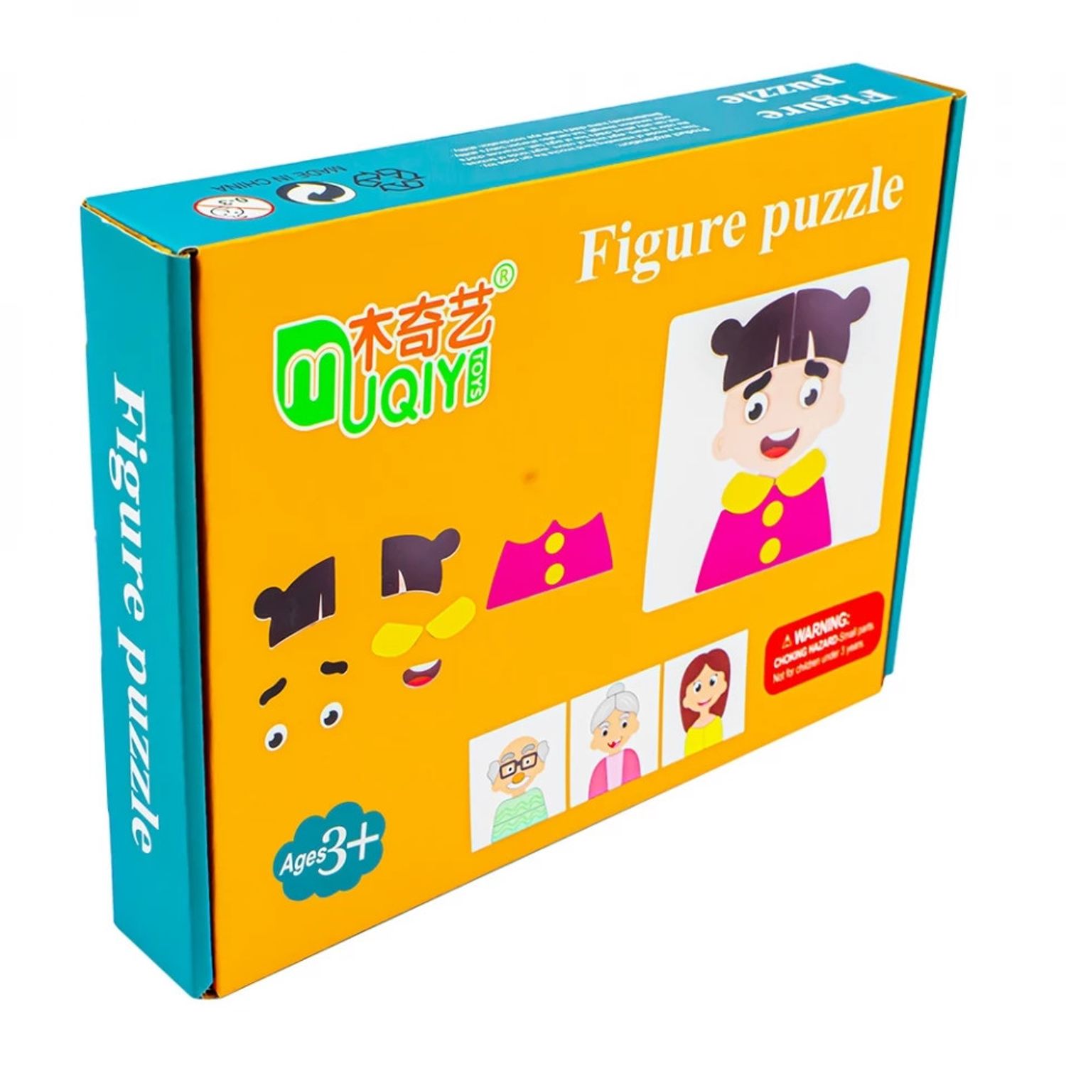 Puzzle magnetic, din lemn, Meserii/Familie fotografia produsului
