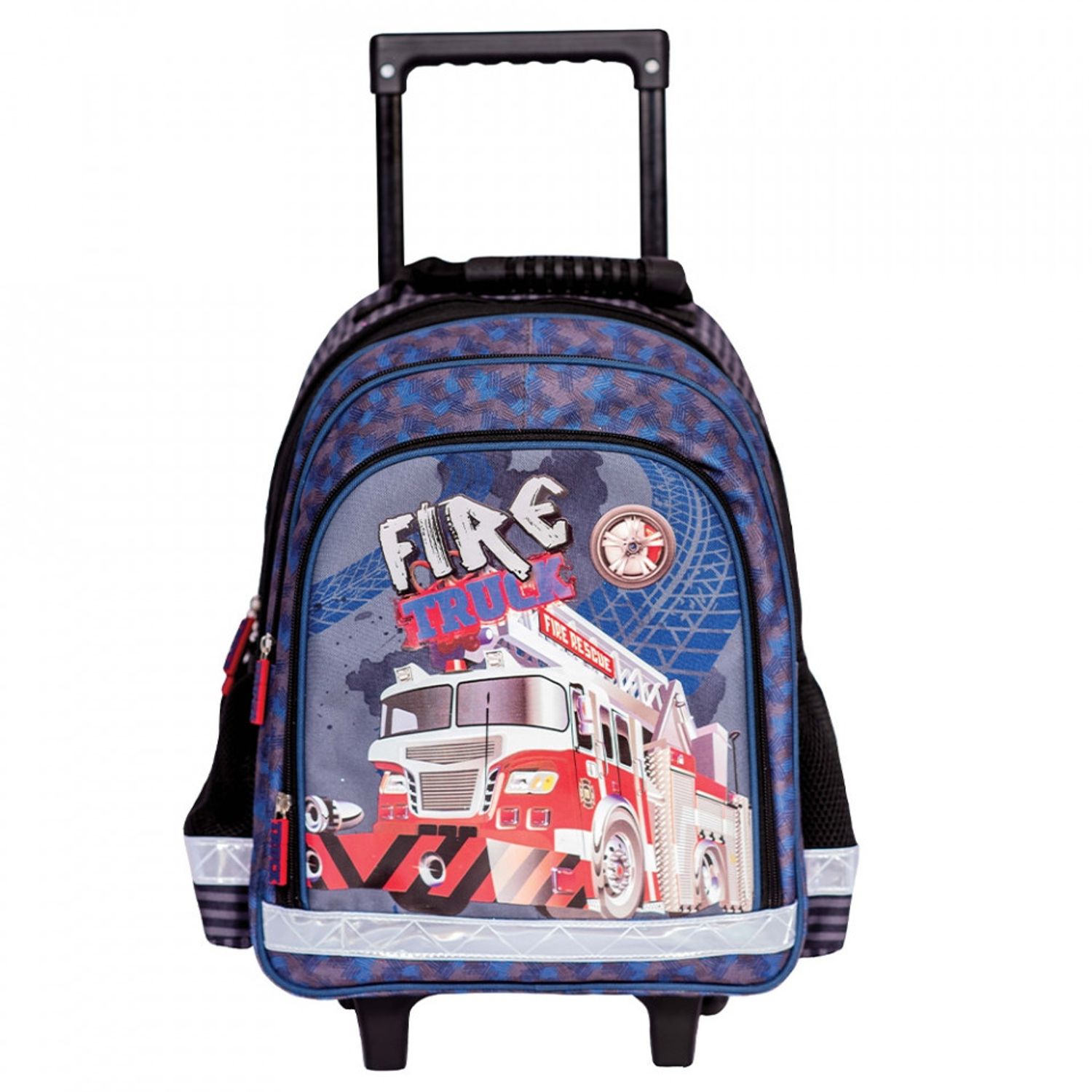 Ghiozdan trolley FIRE TRUCK, 38x29x14 cm - S-COOL fotografia produsului