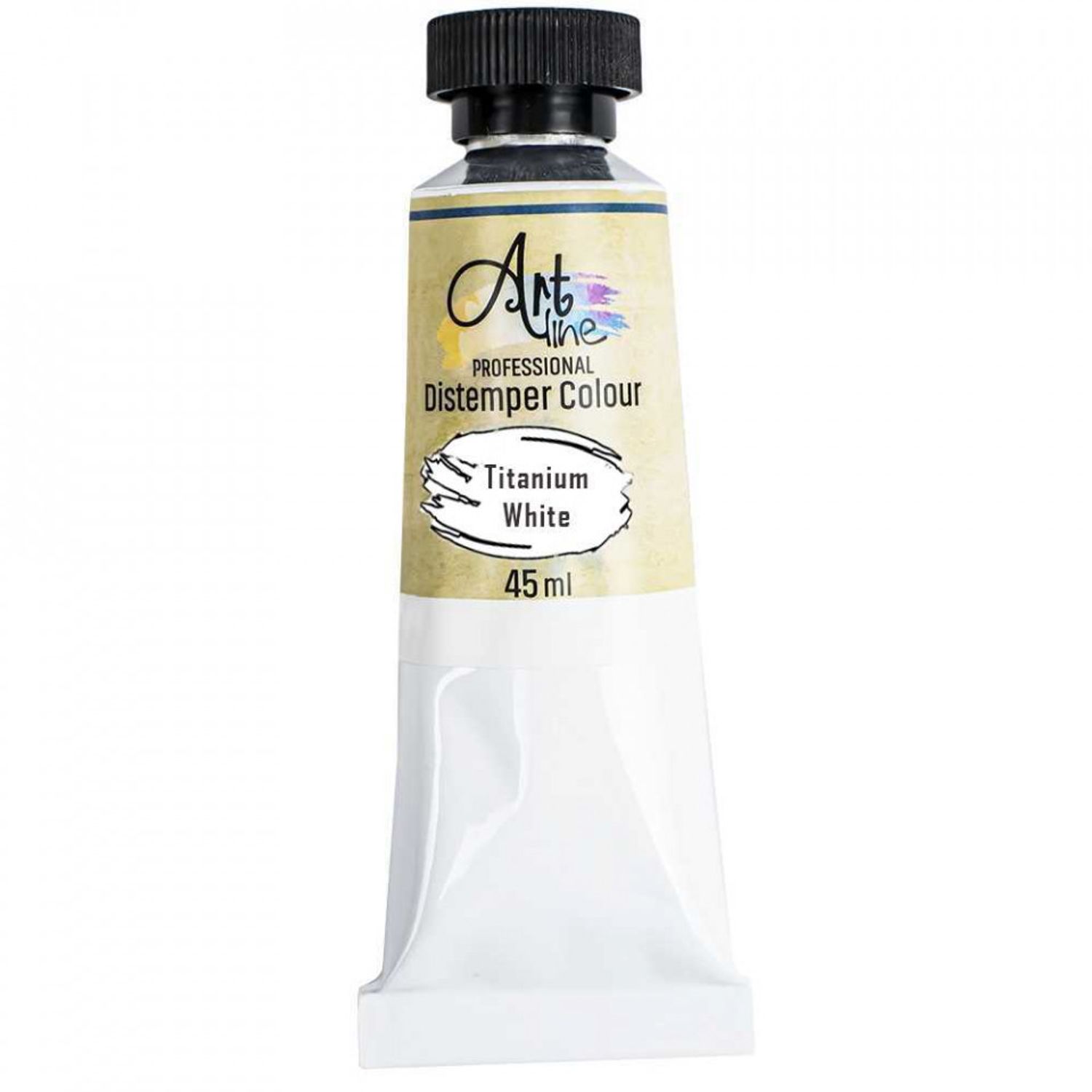Tempera Art, ALB TITAN, 45ml, 6 buc/set - ARTLINE fotografia produsului