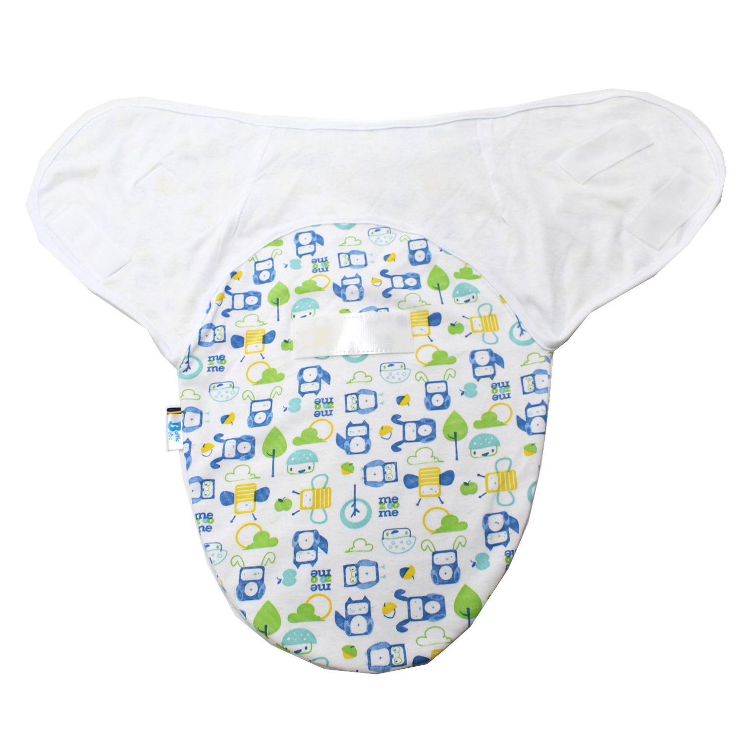 Sistem Infasare Balticbebe Bumbac, Alb/albastru, Meme - 0-3 luni fotografia produsului View 3 L