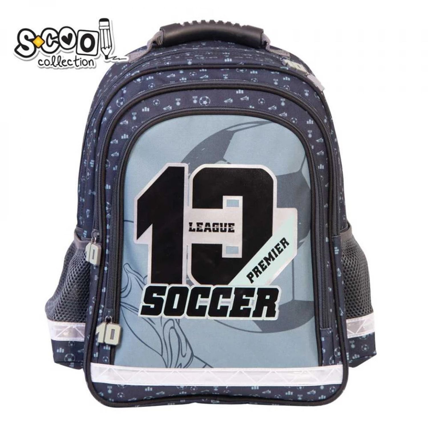 Ghiozdan ergonomic SOCCER, 38 cm - S-COOL fotografia produsului