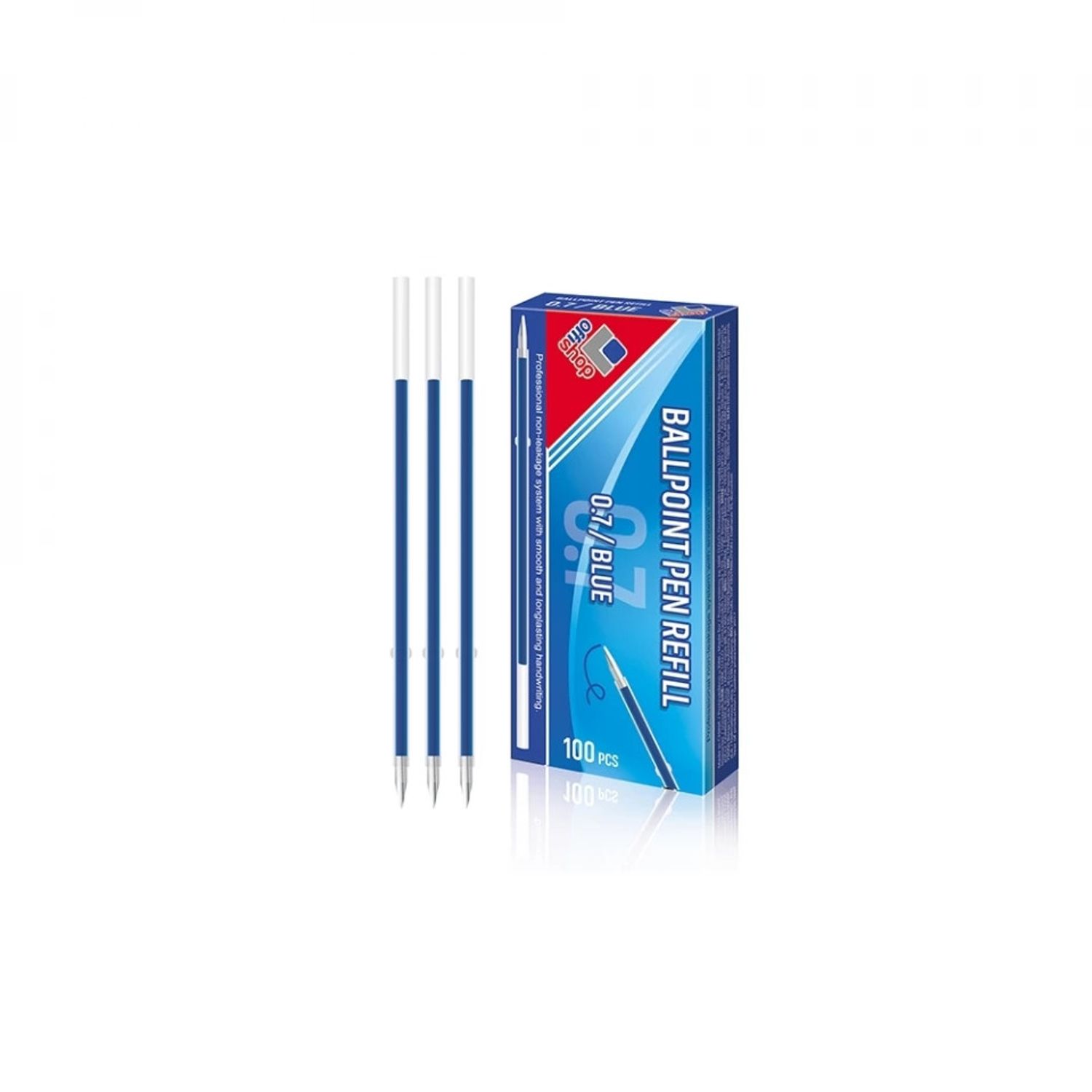 Mina pix albastra, 0,7mm, 100buc/set - OFFISHOP fotografia produsului