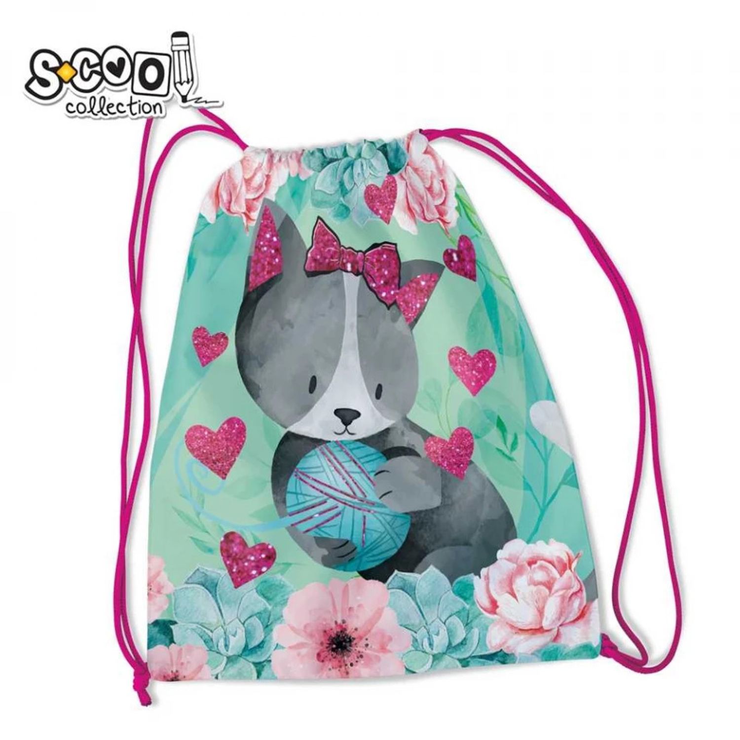 Sac sport KITTY, 46x35.5 cm - S-COOL fotografia produsului