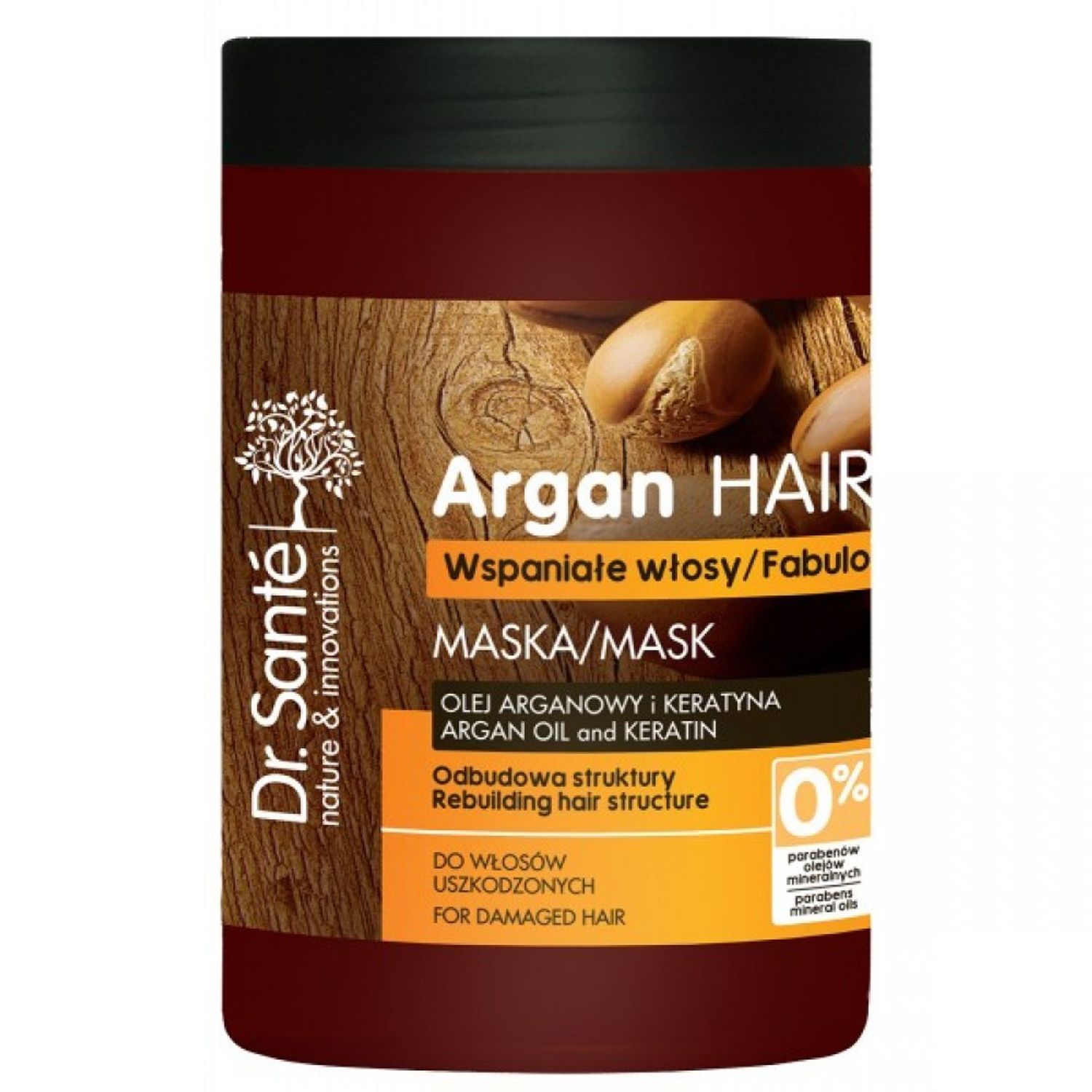 Masca de par cu ulei de Argan si Keratina 1000ml fotografia produsului