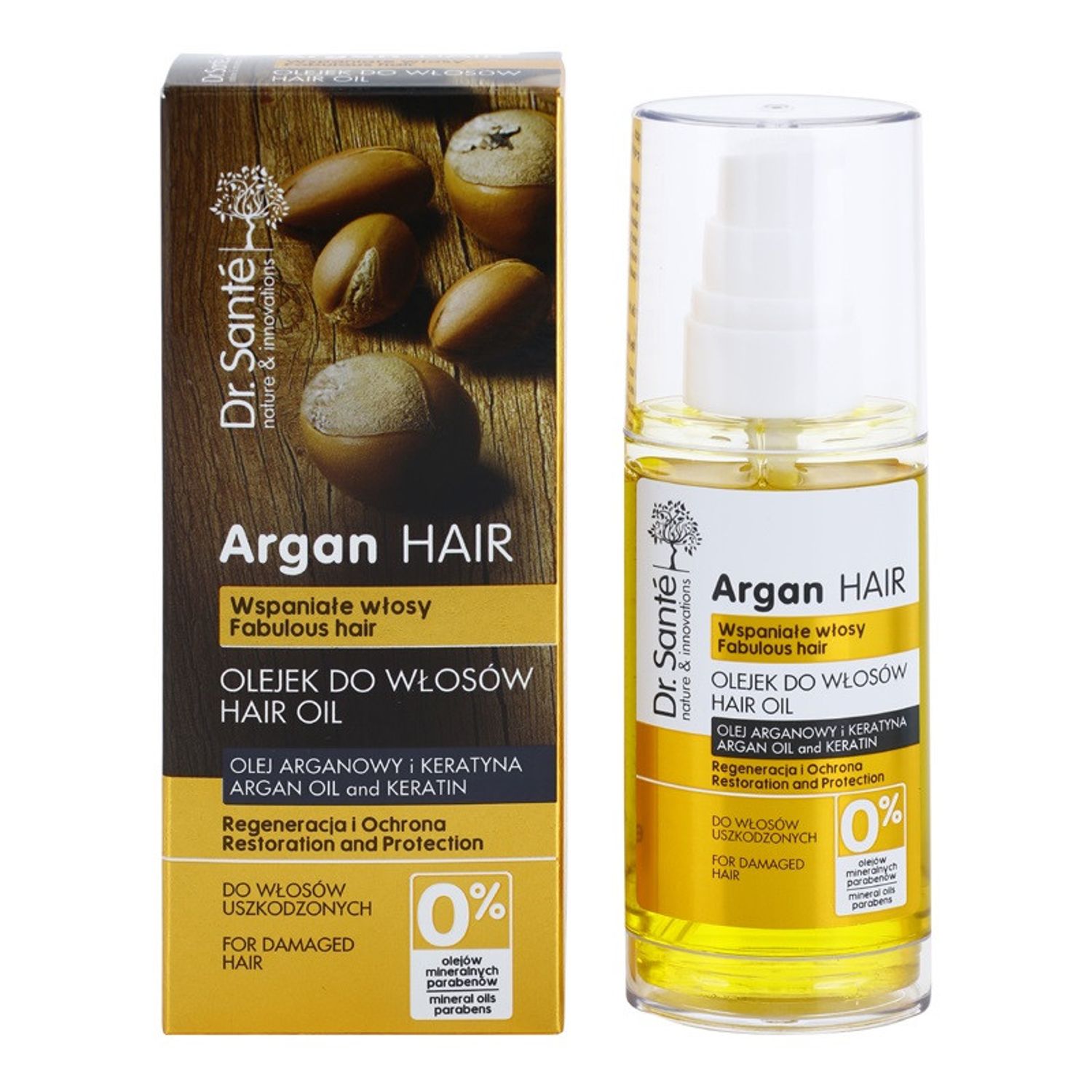 Ulei de par deteriorat cu ulei de argan 50 ml fotografia produsului