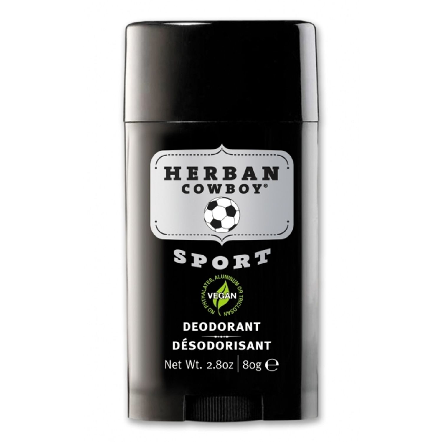 Deodorant solid pentru barbati Sport, HERBAN COWBOY, 80 gr fotografia produsului
