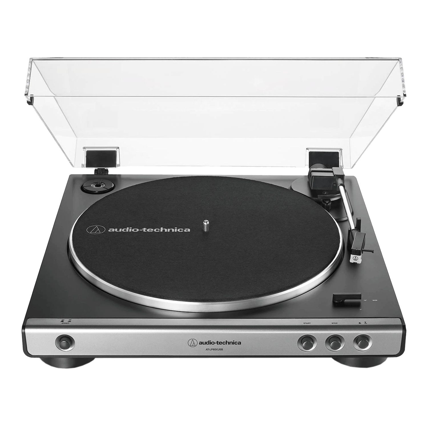 Pickup Audio-Technica AT-LP60XUSB Argintiu fotografia produsului