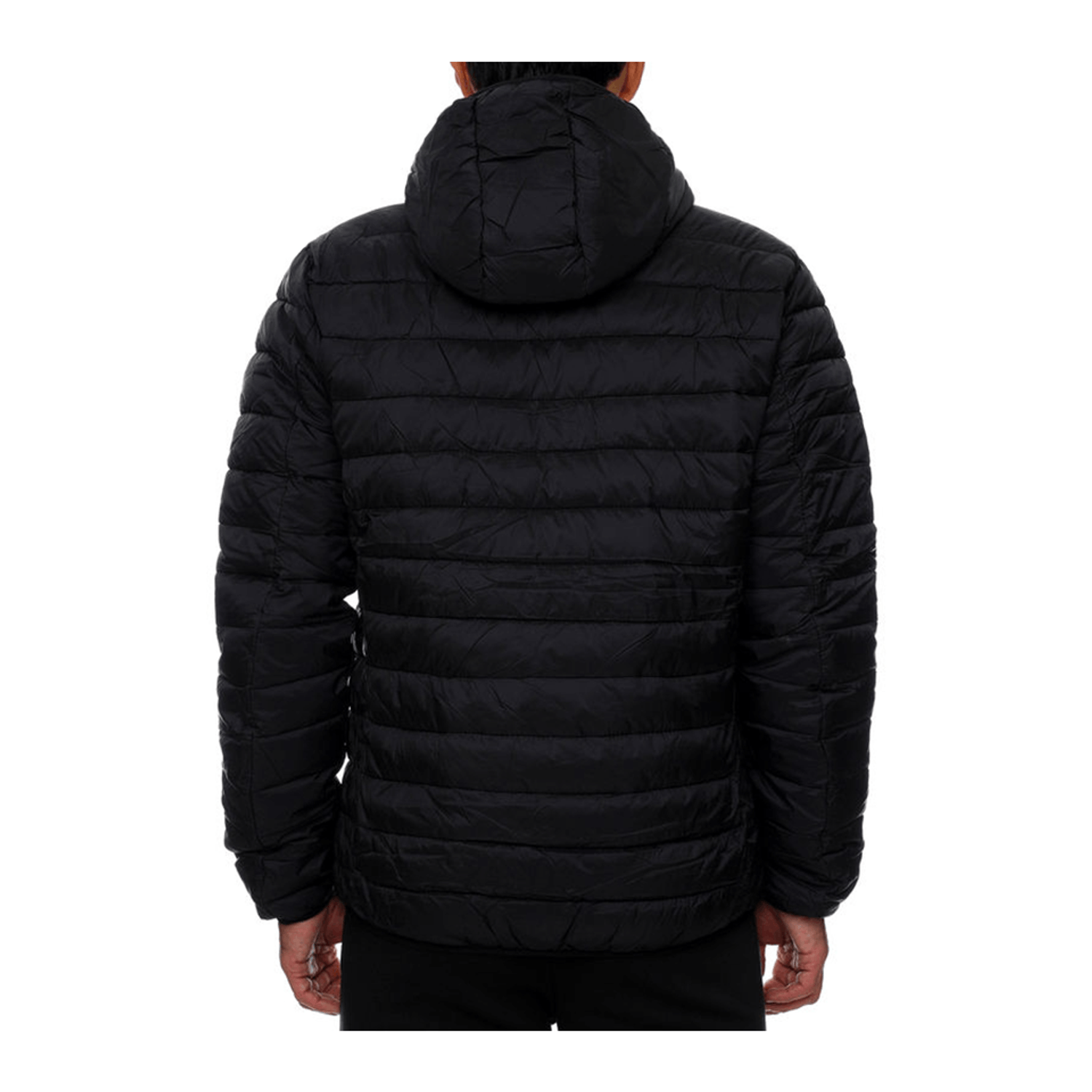 Jacheta cu aspect matlasat, Kappa, Logo Astro, Negru, XL fotografia produsului View 2 L