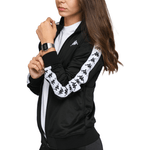 Bluza trening dama cu logo, Kappa, 222 BANDA WANNISTON SLIM, Negru, M fotografia produsului View 4 S