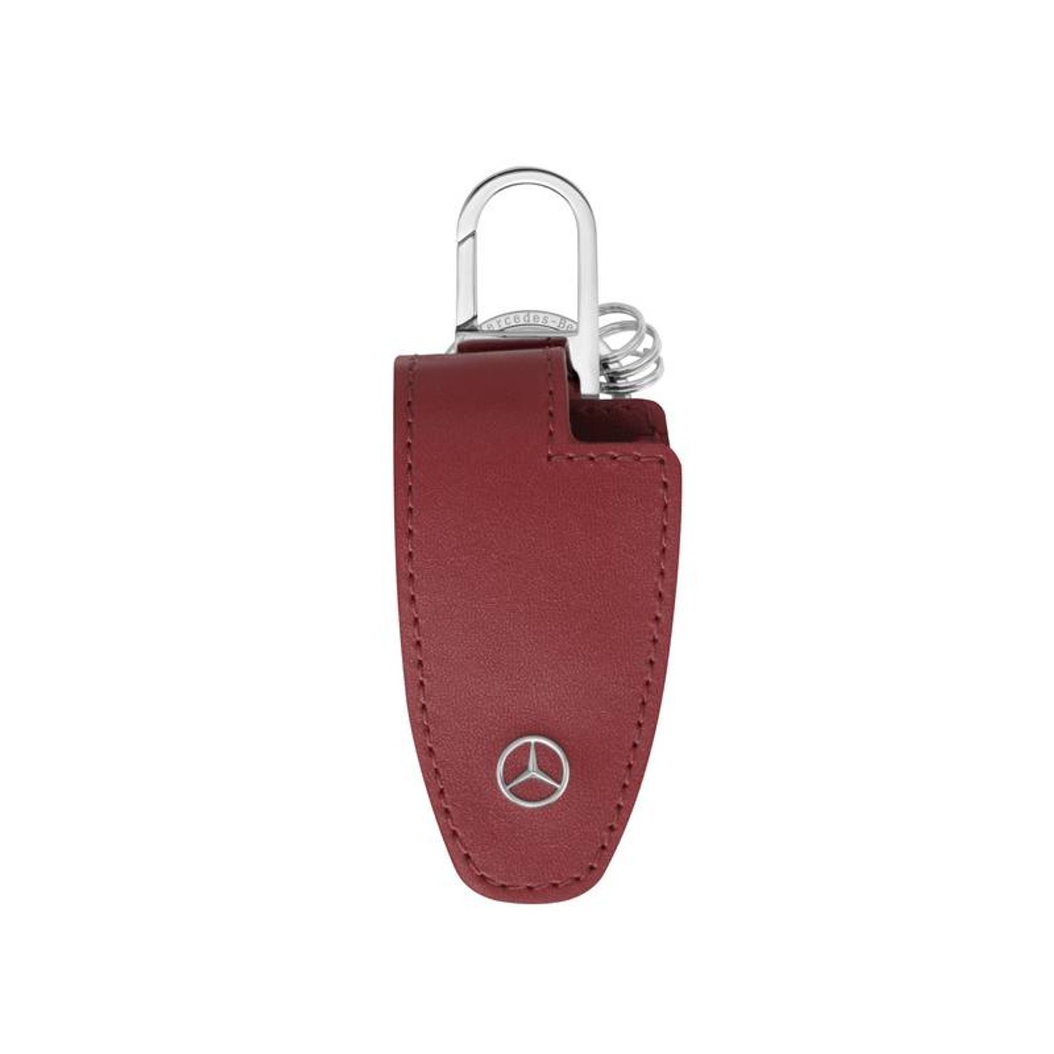 Husa Cheie Mercedes-Benz Business, Piele, Rosu fotografia produsului View 2 L