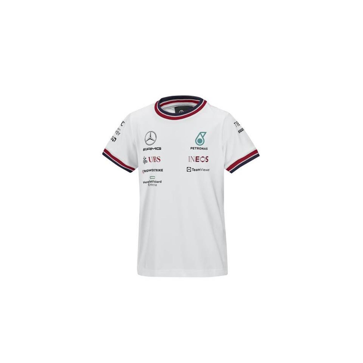 Tricou Copii Mercedes-AMG PETRONAS MOTORSPORT Formula 1 2022, Alb, 104 fotografia produsului