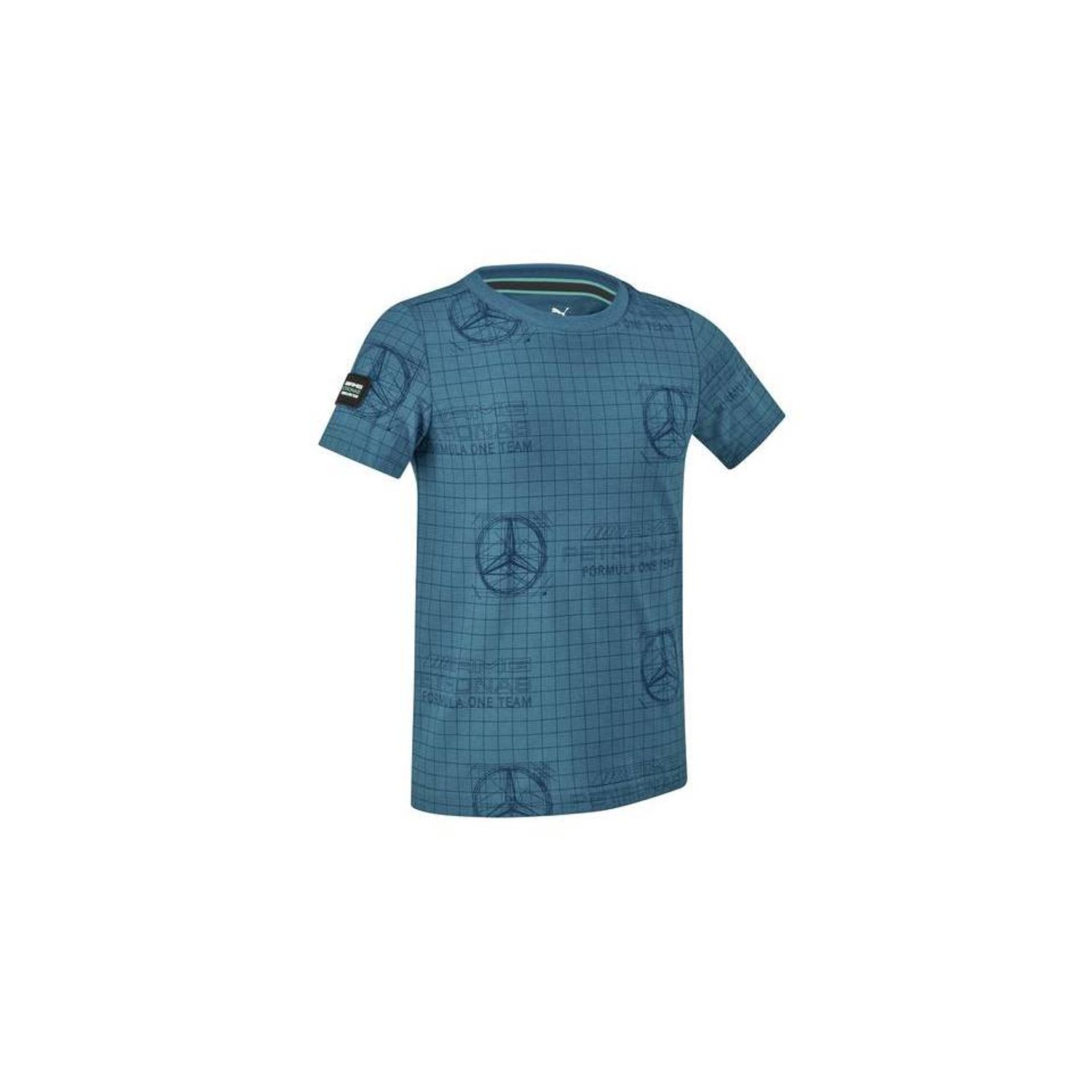 Tricou Copii Mercedes-Benz AMG Petronas x Puma, Formula One Team, Albastru, 152 fotografia produsului