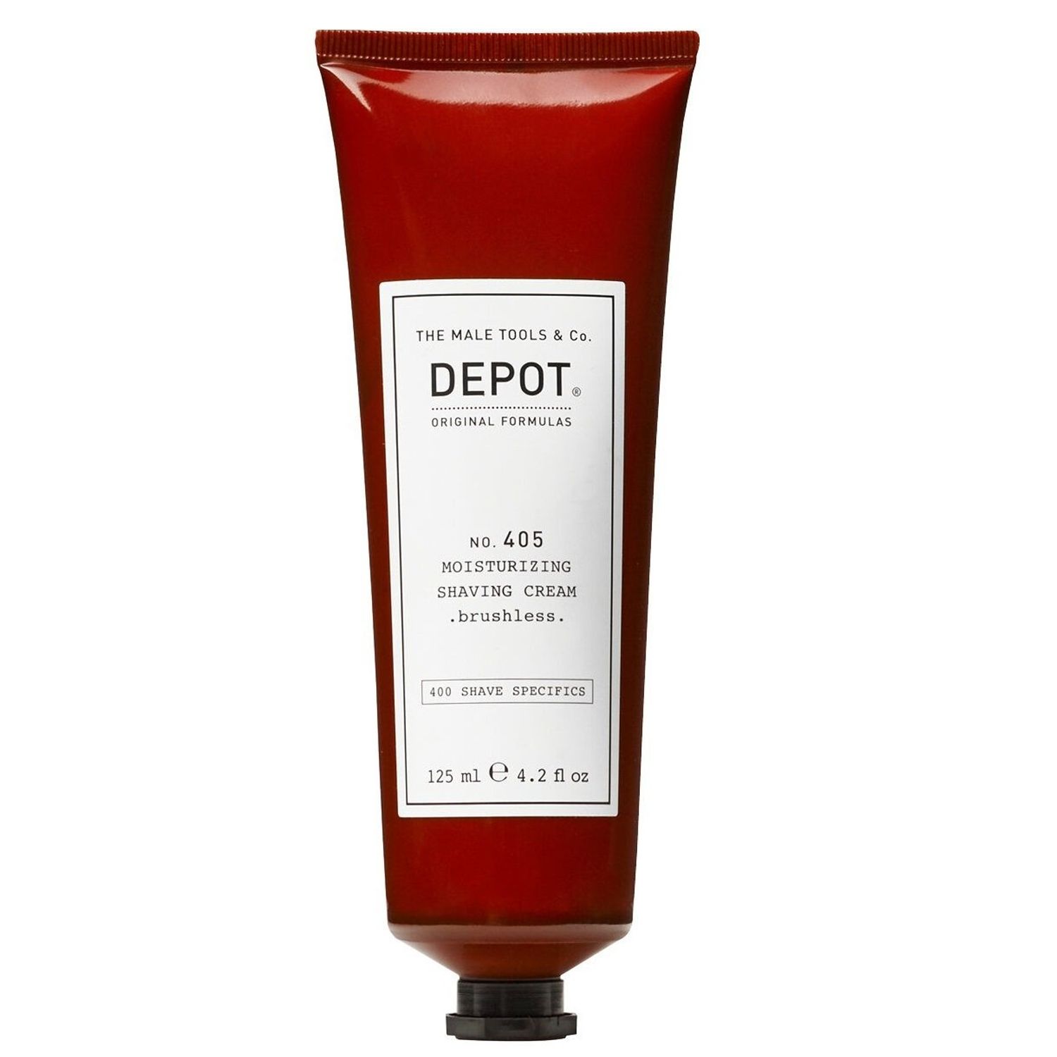 Crema pentru barbierit Depot 400 Shave Specifics No405 Moisturizing Brushless, 125 ml фото продукта