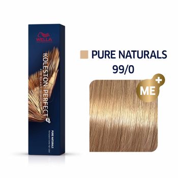 Vopsea permanenta Wella Professionals Koleston Perfect 99/0, Blond Luminos Intens Natural, 60 ml